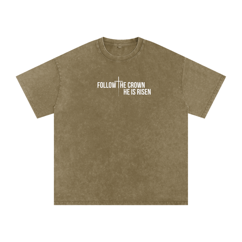 He is Risen - Oversized Washed Tee