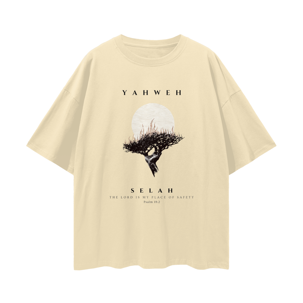 Yahweh Burning Bush - Oversized Tee