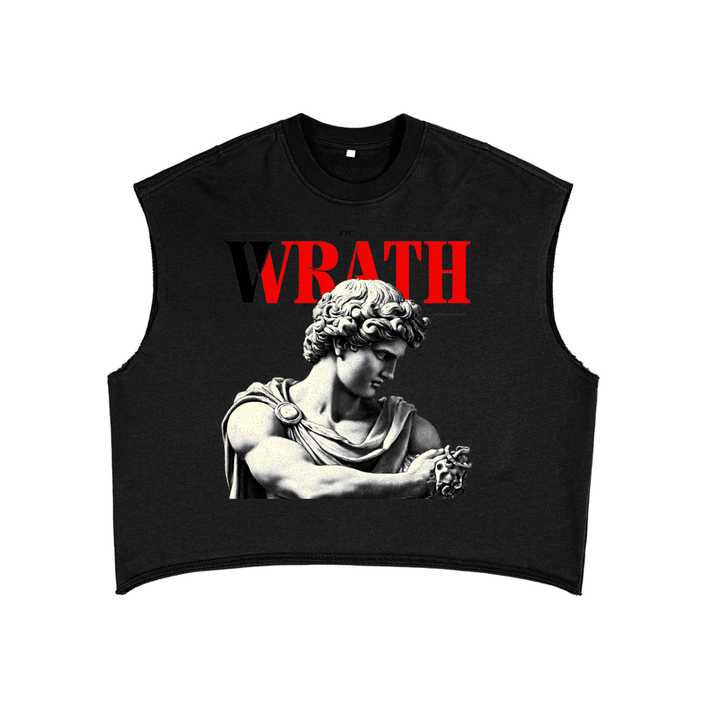 Wrath - Fringe Box Cropped Tank
