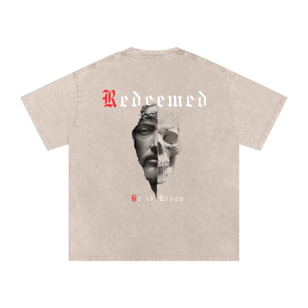 He is Risen - Oversized Washed Tee