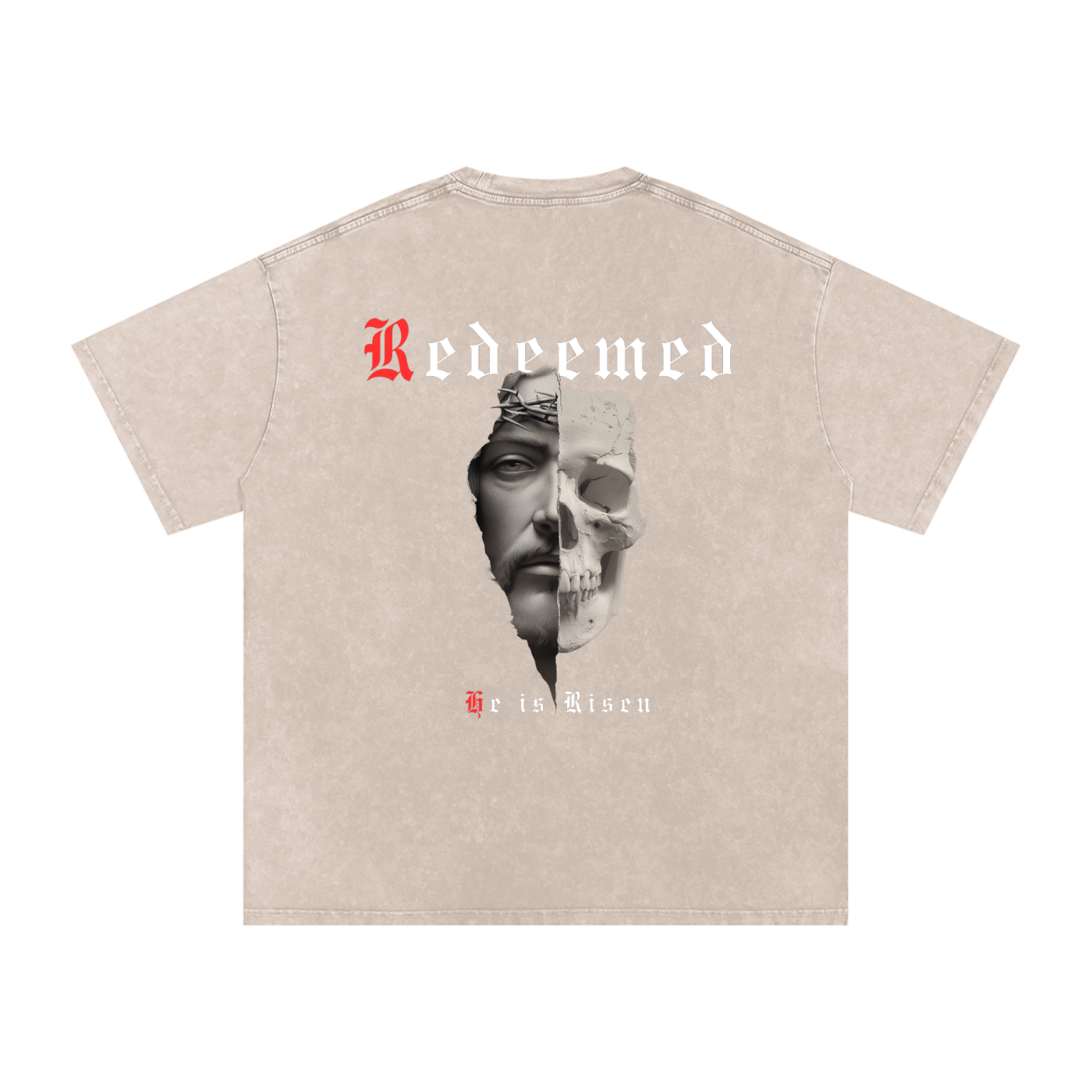 He is Risen - Oversized Washed Tee