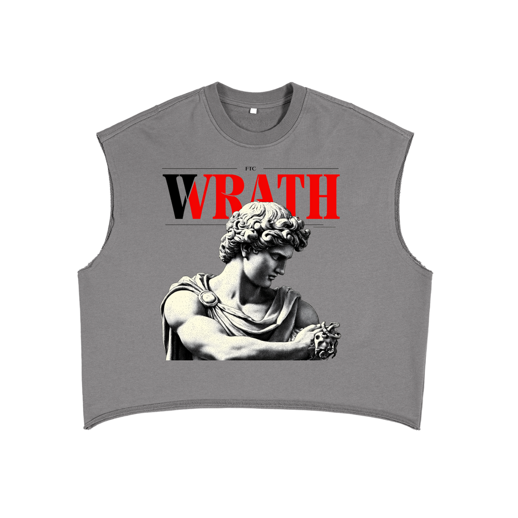 Wrath - Fringe Box Cropped Tank