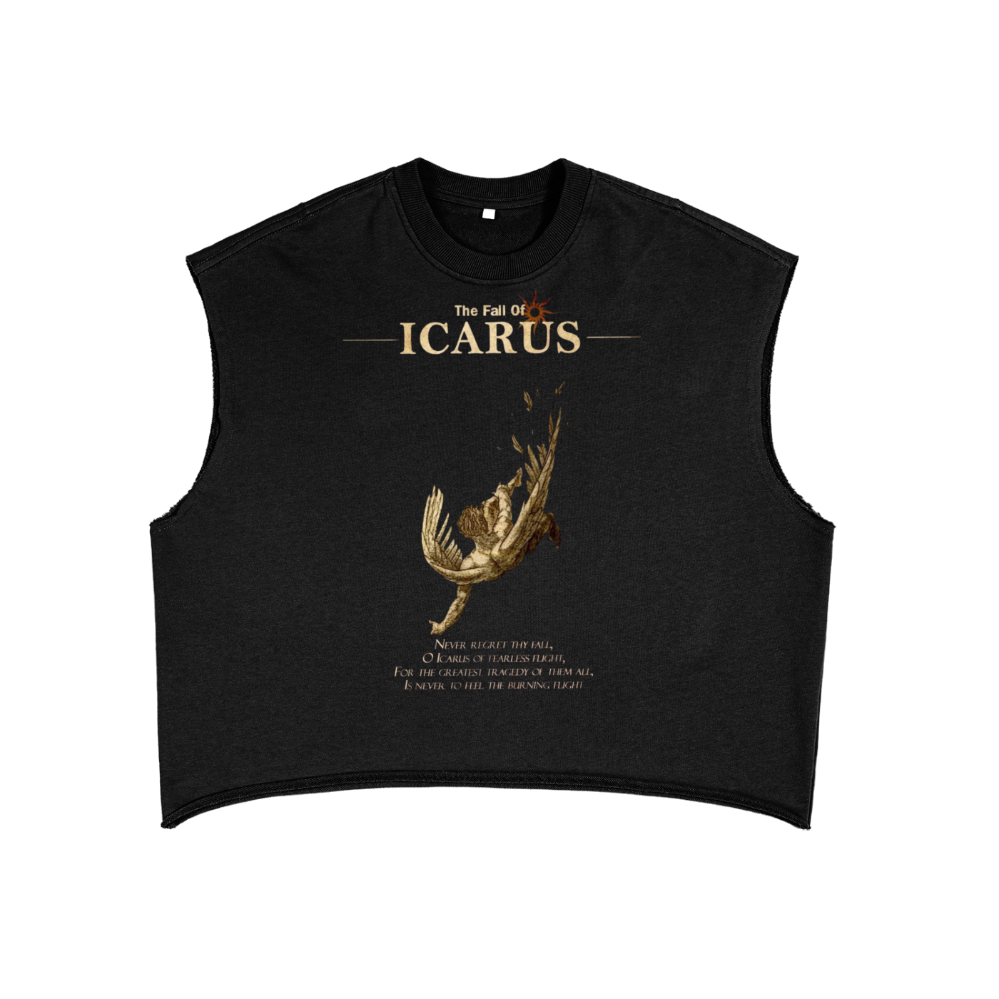 Icarus - Box Cropped Fringe Tank