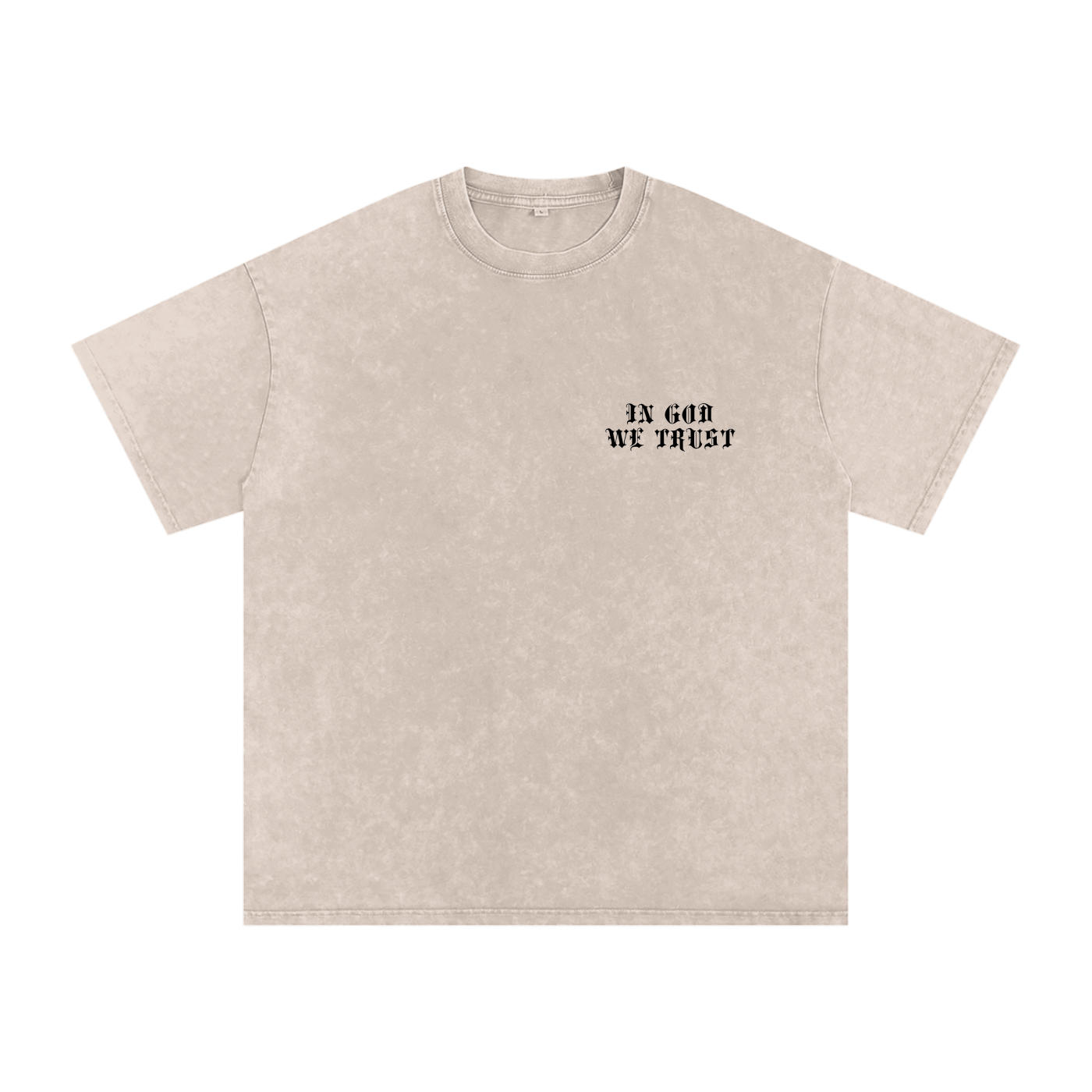 FEAR - Snow Washed Oversized Heavy Tee