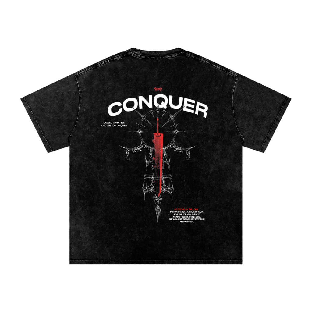 Conquer - Oversized Washed Tee