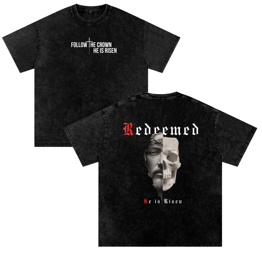 He is Risen - Oversized Washed Tee